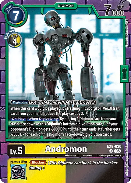 Andromon &mdash; Digimon Card Game card
