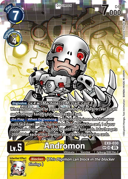 Andromon &mdash; Digimon Card Game card