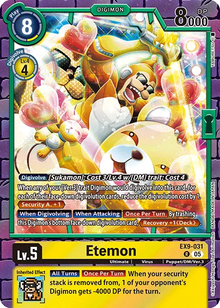 Etemon &mdash; Digimon Card Game card