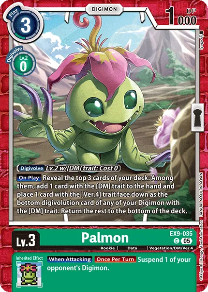 Palmon &mdash; Digimon Card Game card