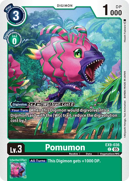 Pomumon &mdash; Digimon Card Game card