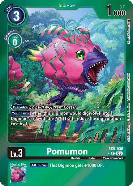 Pomumon &mdash; Digimon Card Game card