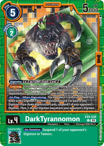 DarkTyrannomon &mdash; Digimon Card Game card