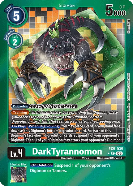 DarkTyrannomon &mdash; Digimon Card Game card