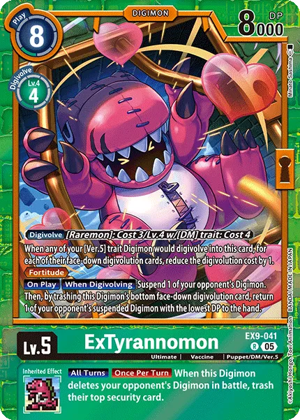 ExTyrannomon &mdash; Digimon Card Game card