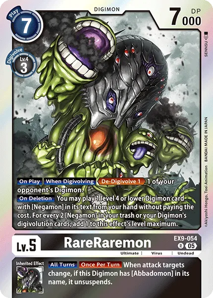 RareRaremon &mdash; Digimon Card Game card