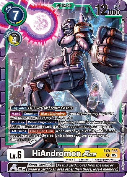 HiAndromon ACE &mdash; Digimon Card Game card