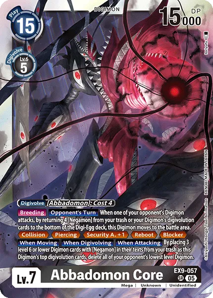 Abbadomon Core &mdash; Digimon Card Game card