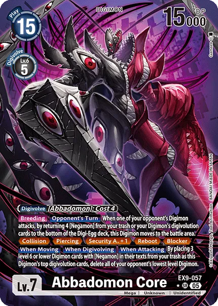 Abbadomon Core &mdash; Digimon Card Game card