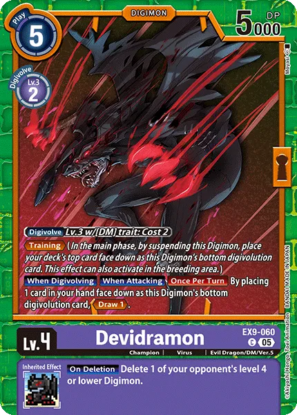 Devidramon &mdash; Digimon Card Game card
