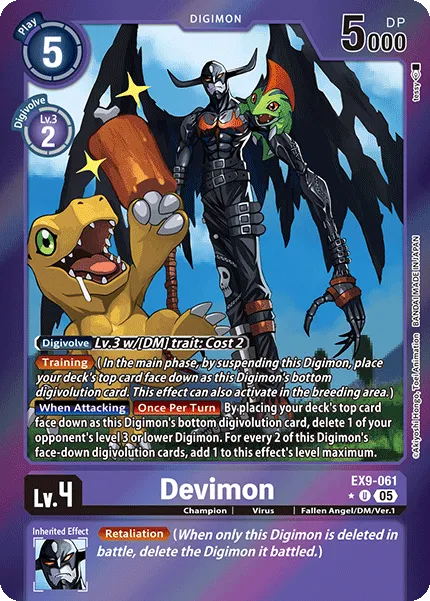 Devimon &mdash; Digimon Card Game card