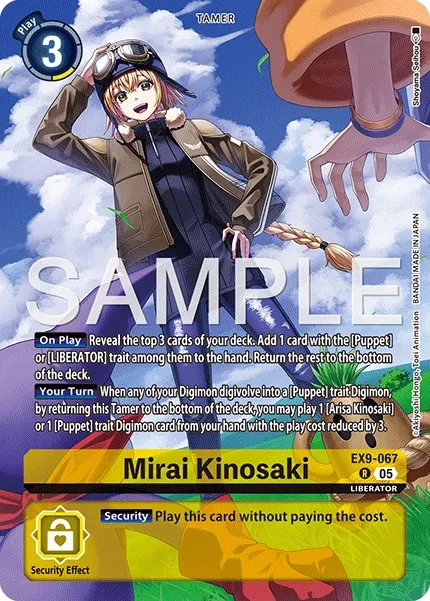 Mirai Kinosaki &mdash; Digimon Card Game card