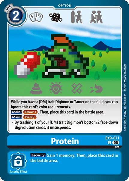 Protein &mdash; Digimon Card Game card