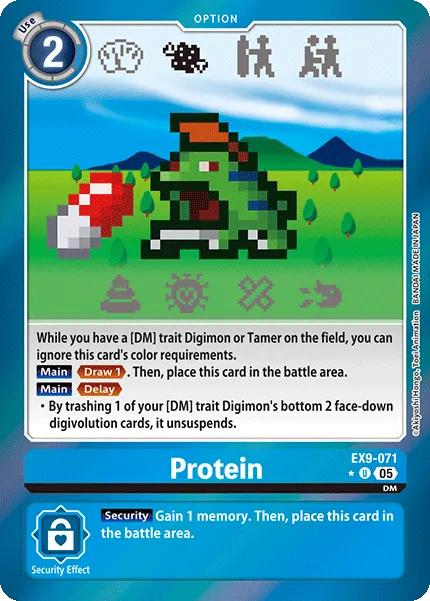 Protein &mdash; Digimon Card Game card