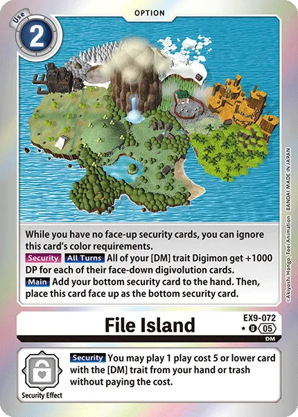 File Island &mdash; Digimon Card Game card