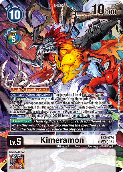 Kimeramon &mdash; Digimon Card Game card