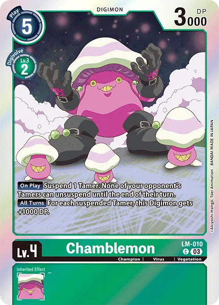 Chamblemon &mdash; Digimon Card Game card