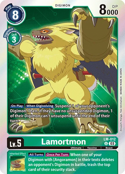 Lamortmon &mdash; Digimon Card Game card