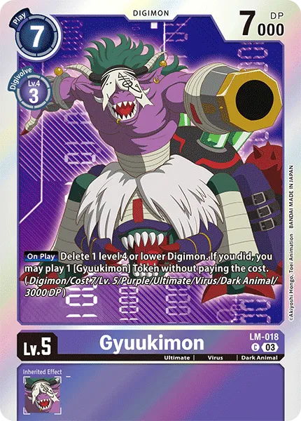Gyuukimon &mdash; Digimon Card Game card