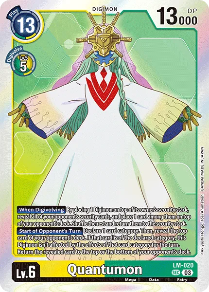 Quantumon &mdash; Digimon Card Game card