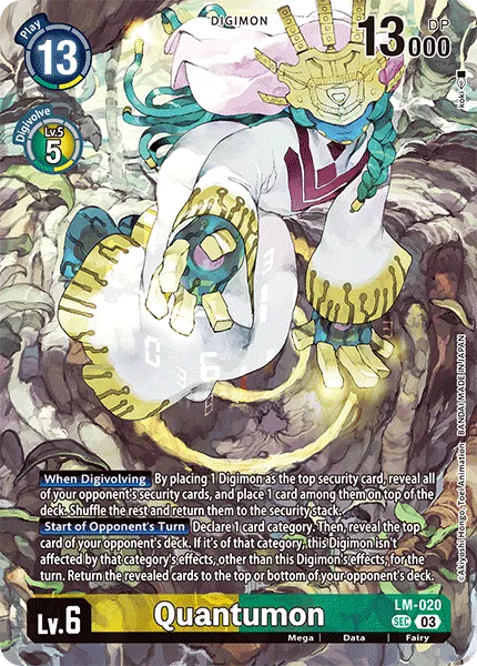 Quantumon &mdash; Digimon Card Game card