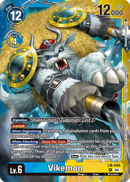 Vikemon &mdash; Digimon Card Game card