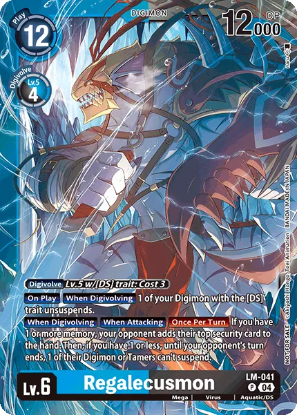 Regalecusmon &mdash; Digimon Card Game card