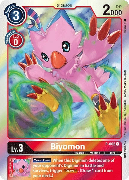 Biyomon &mdash; Digimon Card Game card