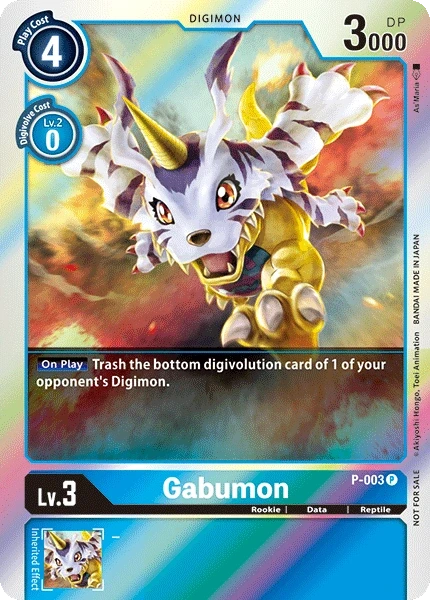 Gabumon &mdash; Digimon Card Game card