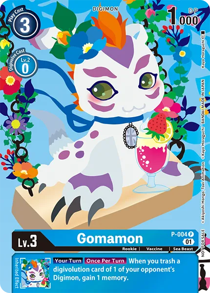 Gomamon &mdash; Digimon Card Game card