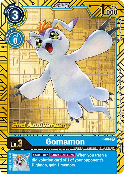 Gomamon &mdash; Digimon Card Game card