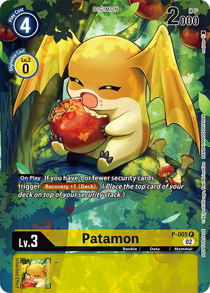 Patamon &mdash; Digimon Card Game card