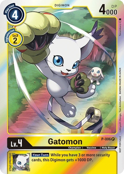 Gatomon &mdash; Digimon Card Game card