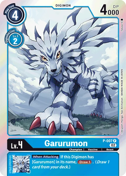 Garurumon &mdash; Digimon Card Game card