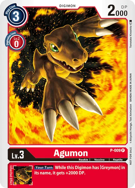 Agumon &mdash; Digimon Card Game card