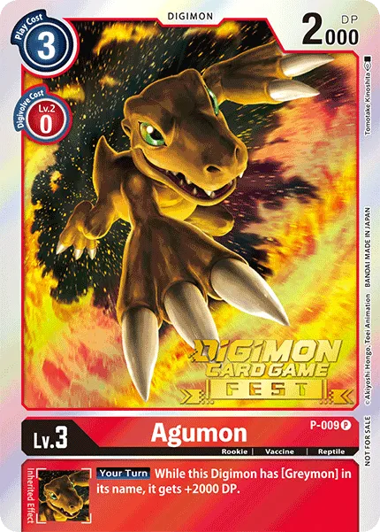 Agumon &mdash; Digimon Card Game card
