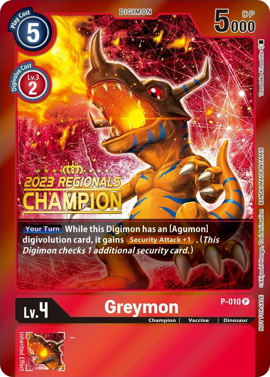 Greymon &mdash; Digimon Card Game card