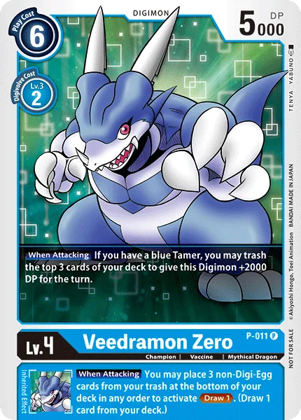 Veedramon Zero &mdash; Digimon Card Game card