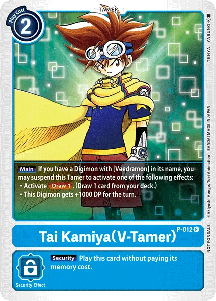 Tai Kamiya (V-Tamer) &mdash; Digimon Card Game card