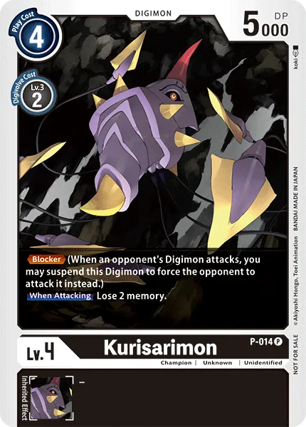 Kurisarimon &mdash; Digimon Card Game card