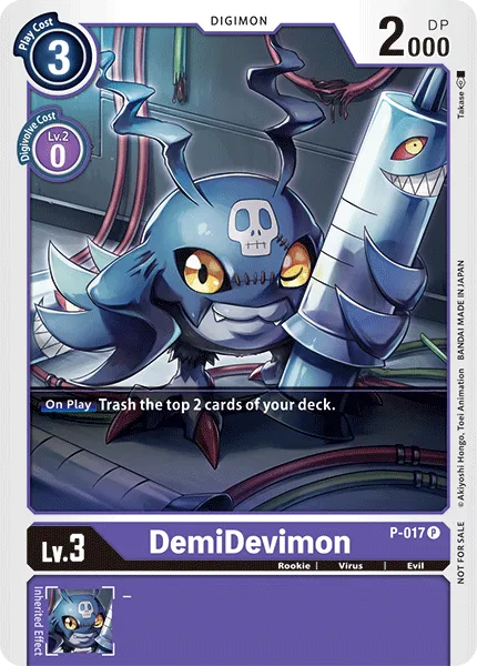 DemiDevimon &mdash; Digimon Card Game card
