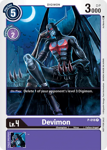 Devimon &mdash; Digimon Card Game card