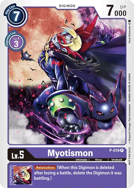 Myotismon &mdash; Digimon Card Game card