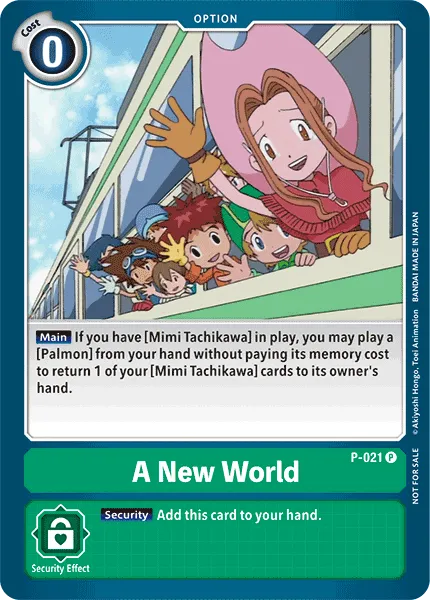 A New World &mdash; Digimon Card Game card