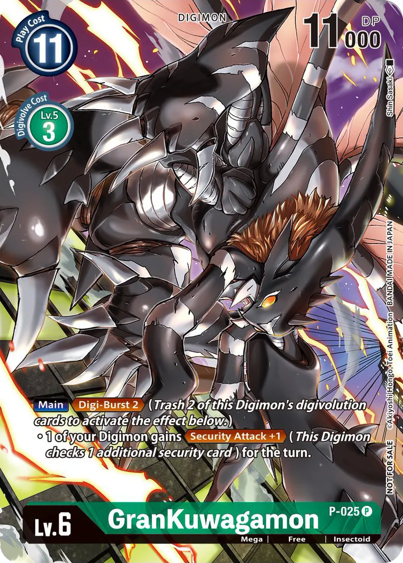 GranKuwagamon &mdash; Digimon Card Game card