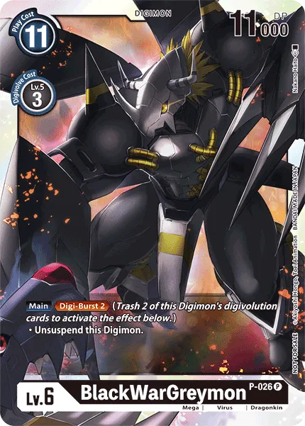 BlackWarGreymon &mdash; Digimon Card Game card