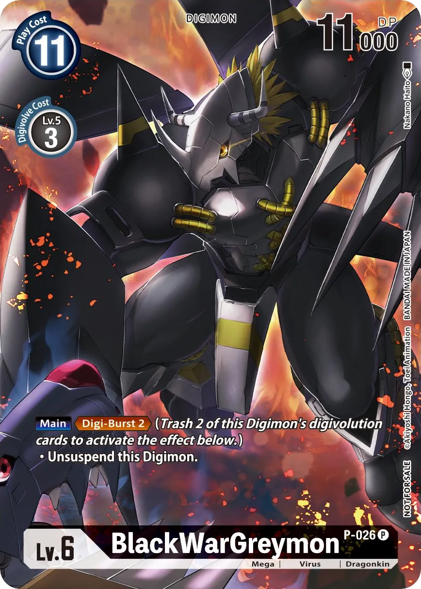 BlackWarGreymon &mdash; Digimon Card Game card