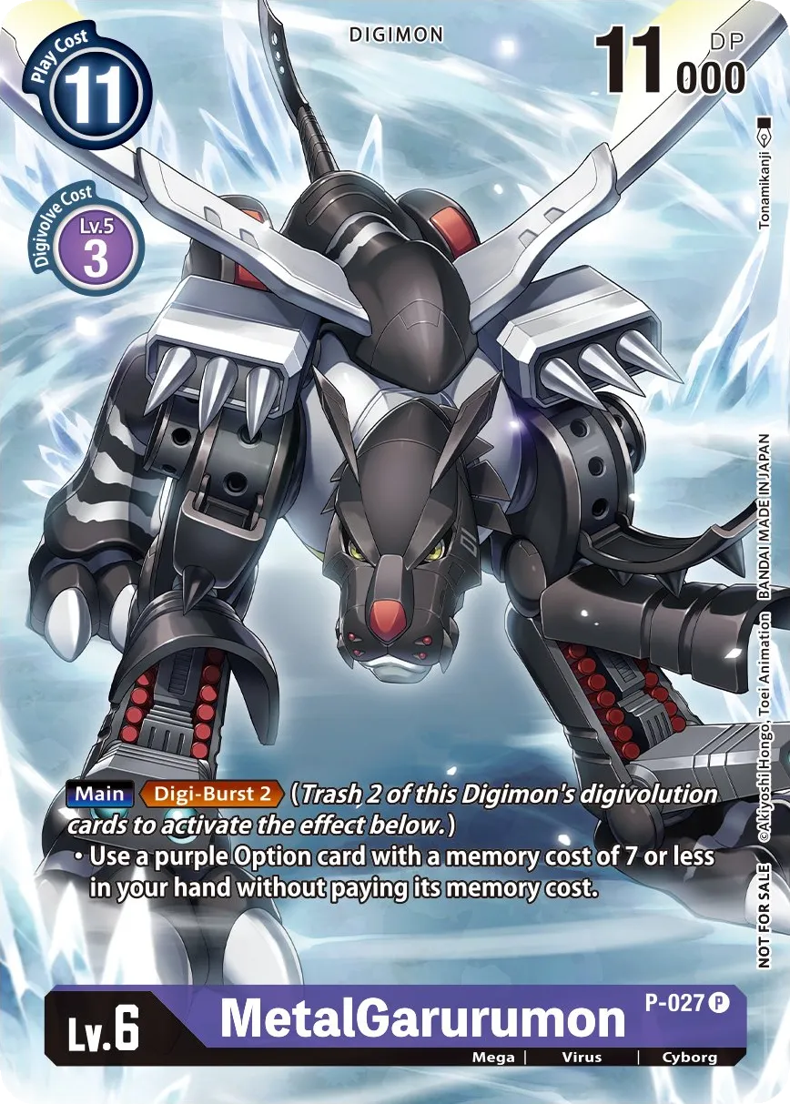 MetalGarurumon &mdash; Digimon Card Game card