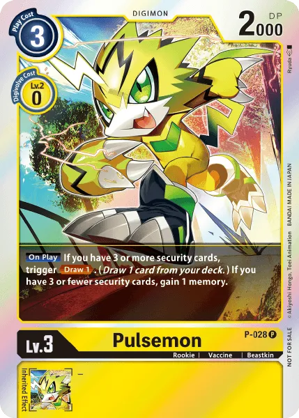 Pulsemon &mdash; Digimon Card Game card