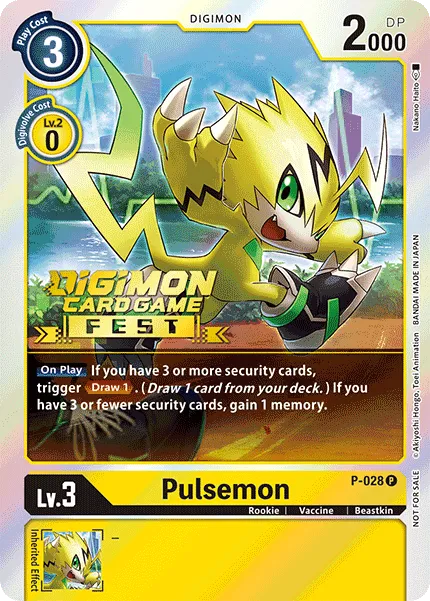 Pulsemon &mdash; Digimon Card Game card
